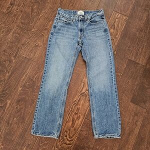 BDG Women's Blue Straight Leg Jeans